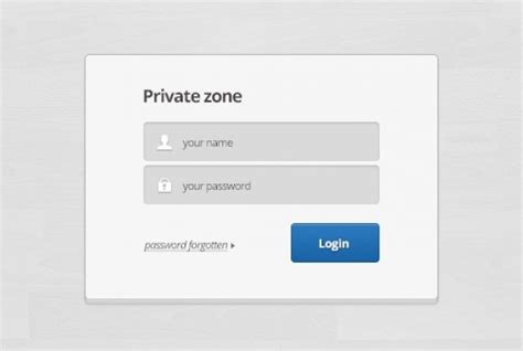 Simple Login Form Design Free Psd File Download Images