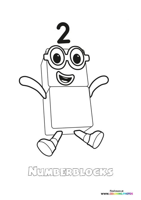 Number 9 Numberblocks Coloring Pages For Kids