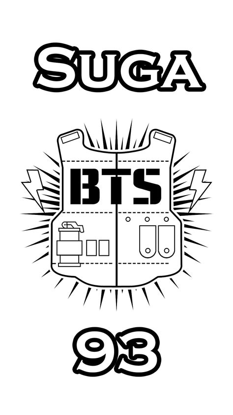 Kpop Logos Pages Coloring Pages