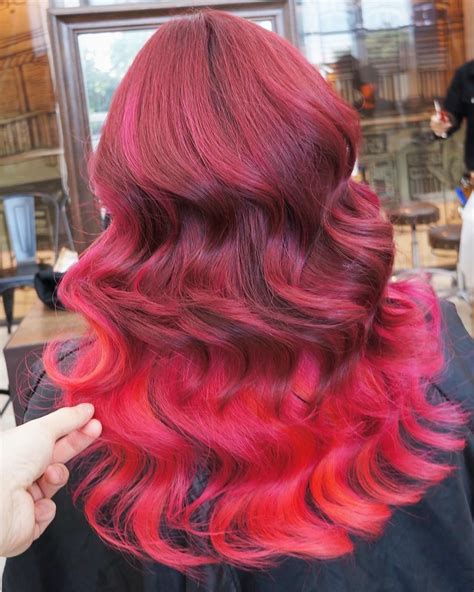 Pin On Hair Color Red Pink