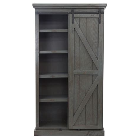 Find pantry kitchen cabinetry at lowe's today. American Heartland Provincial Single Barn Door Pantry ...