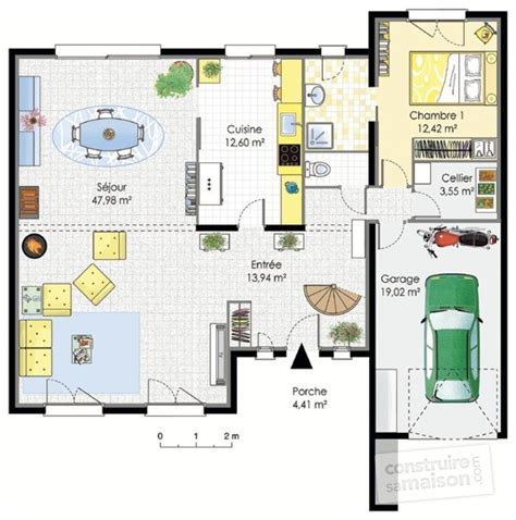 Conçus & validés par notre bureau d'études. Plan de maison : Grande maison contemporaine | Faire ...