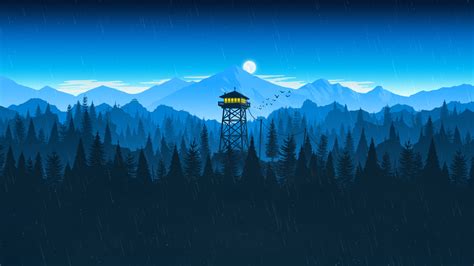 Wallpaper Firewatch Video Game Art Minimalism Simple 1920x1080 Images