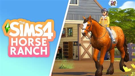 Horse Riding Foals Mini Goats And Sheep Sims 4 Horse Ranch Gameplay