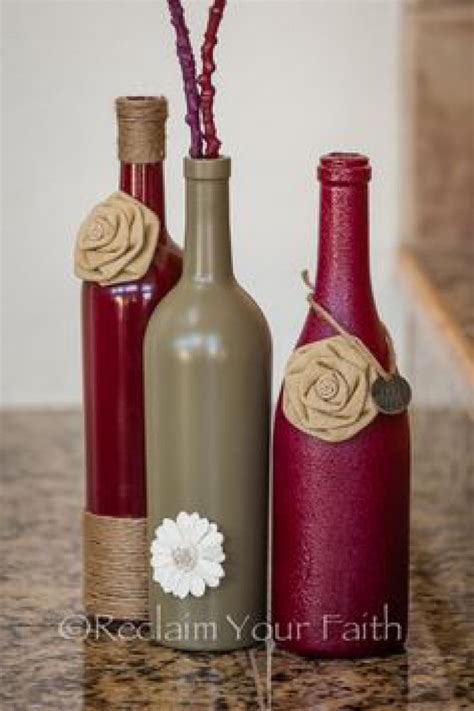 Enjoy Fall With 28 Creative Simple Wine Bottle Crafts Wine Bottle Diy