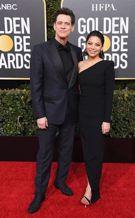 Jim Carrey And New Girlfriend Ginger Gonzaga Arrive At The 2019 Golden