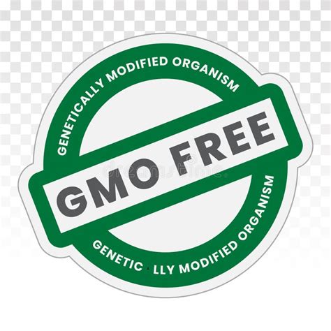 Genetically Modified Organism Gmo Free Non Gmo Food Packaging Sticker