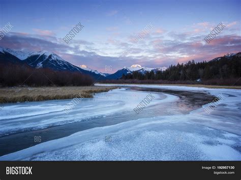 Cold Calm River Slowly Image And Photo Free Trial Bigstock