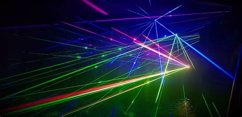 Laser Show Laser Light Beam Rays Artificial Light Optics Lines