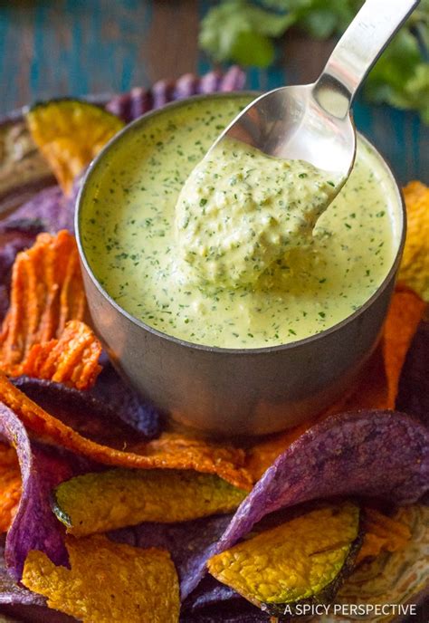 I need people to know how good this green sauce is. Best Aji Verde (Peruvian Green Sauce) + Video - A Spicy ...