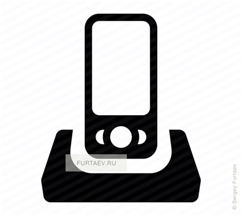 Phone On Stand Vector Icon