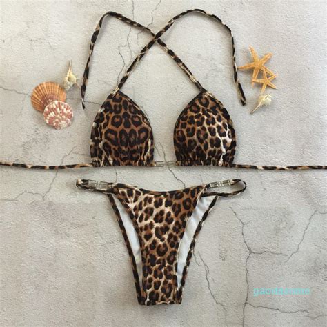 New Bikinis Sexy Leopard Bikini Set Swimwear My Xxx Hot Girl