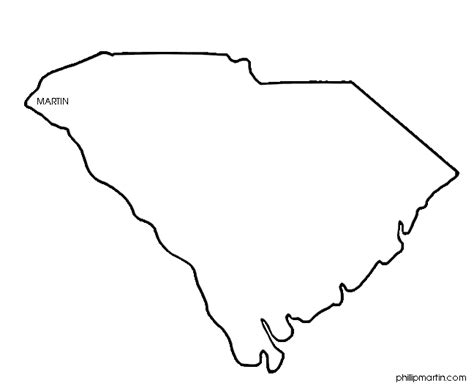 Silhouette South Carolina State Outline Clip Art Libr