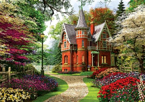 Puzzle Dominic Davison Viktorianische Villa 1 000 Teile Puzzle Maniade