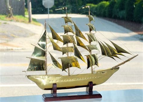 Brass Scale Model Of Tall Ship Sagres For Sale At 1stdibs