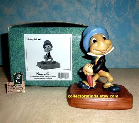 New Wdcc Pinnochio Jiminy Cricket Crickets The Name Etsy Jiminy