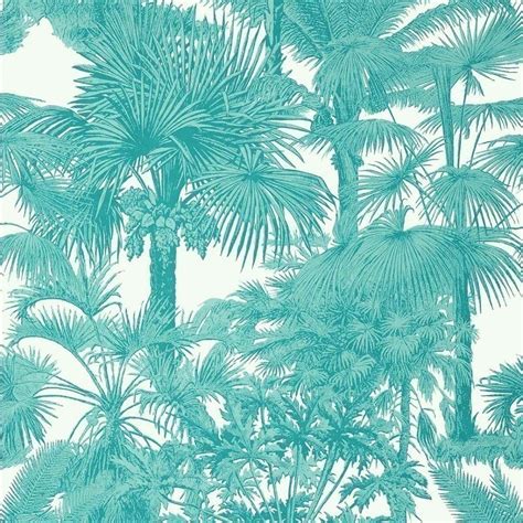In 2021 Botanical Wallpaper Turquoise Wallpaper Wallpaper