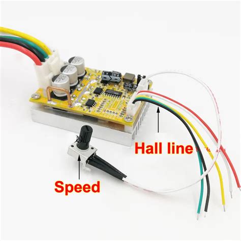 Dc 5 36v 350w Bldc Three Phase Brushless With Hall Motor Controller
