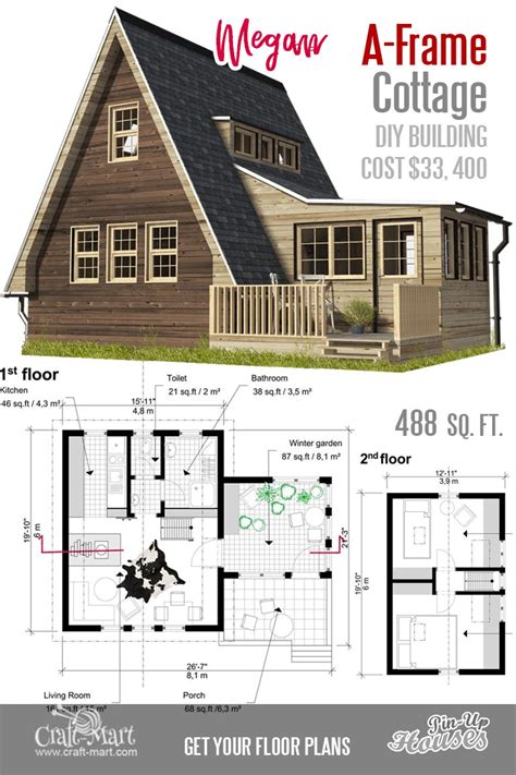 Cute Small Cabin Plans A Frame Tiny House Plans Cottages