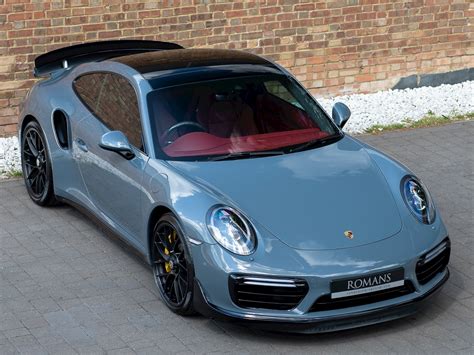 2018 Used Porsche 911 Turbo S Pdk | Graphite Blue Metallic
