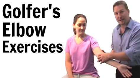 Golfers Elbow Exercises Youtube