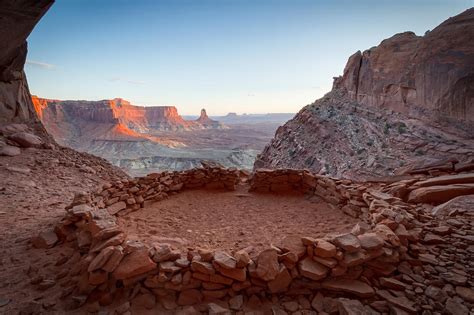 False Kiva Sunset Canyonlands Utah Photograph By Christopher Paul