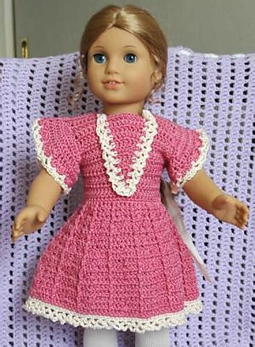 Ravelry American Girl Doll Crochet Summer Dress Pattern By Elaine Phillips