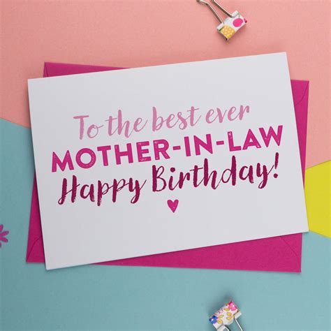 Mother In Law Birthday Card Ideas Birthdayqx