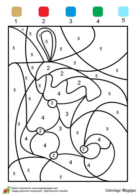 Coloriage Magique Compléments à 10  danieguto.net