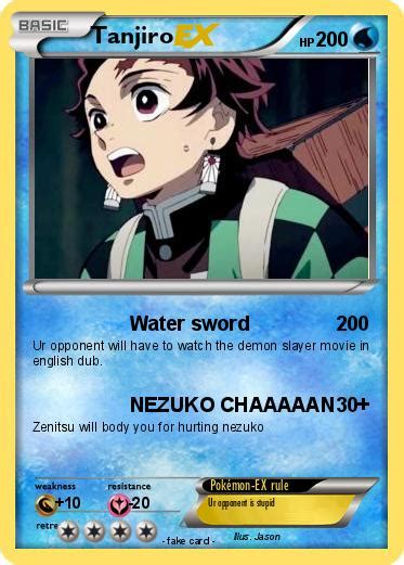 Pokémon Tanjiro 37 37 Water Sword My Pokemon Card