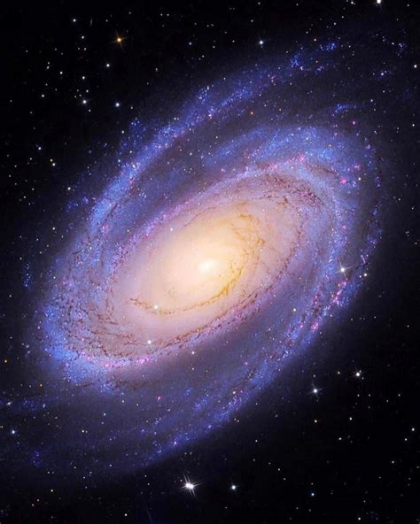 Messier 81 Is A Grand Design Spiral Galaxy About 12 Million Light