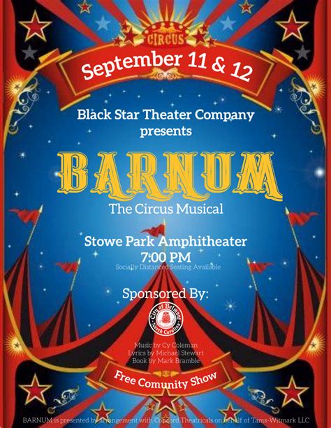 Barnum The Circus Musical Belmont Nc