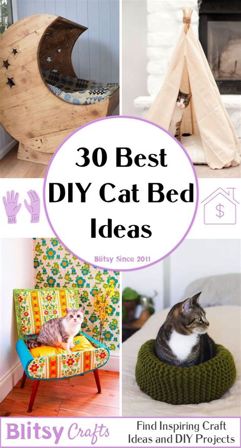 30 Unique Diy Cat Bed Ideas That Anyone Can Make Diy Cat Bed Cat Diy