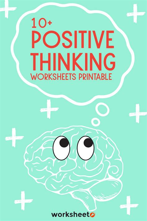 15 Positive Thinking Worksheets Printable Free Pdf At