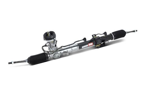 The circular pinion engages teeth on a steering — a mechanism for controlling the direction of a vehicle. Replacement Steering Rack and Pinion — CARiD.com