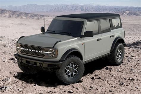 2021 Ford Bronco Cactus Gray Color Officially Changed In Configurator