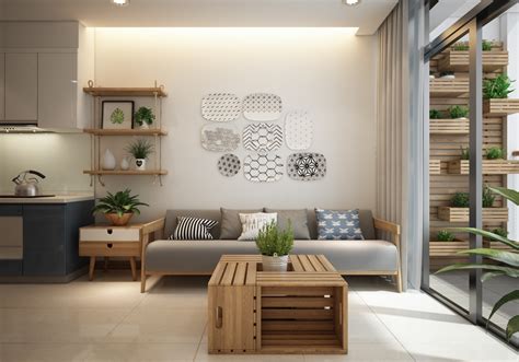 B Interior Small Modern Apartment Design With Asian And Scandinavian