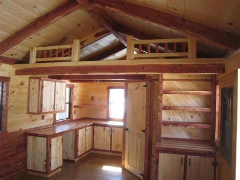 Trophy Amish Cabins Llc 12 X 32 Lodgecedar Deluxe Tiny House