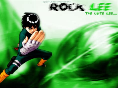 Rock lee's injury are also similar to the one bruce lee once received, both were also expected to never walk again. Image Camp Cute: Naruto: Rock Lee - Picture