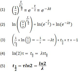 What is the formula for calculating half life? Half Life Calculator
