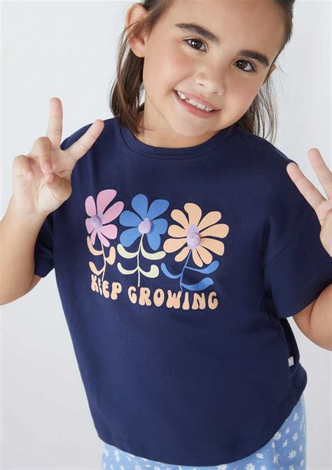 Conjunto Infantil Menina Curto Estampado Hering Store