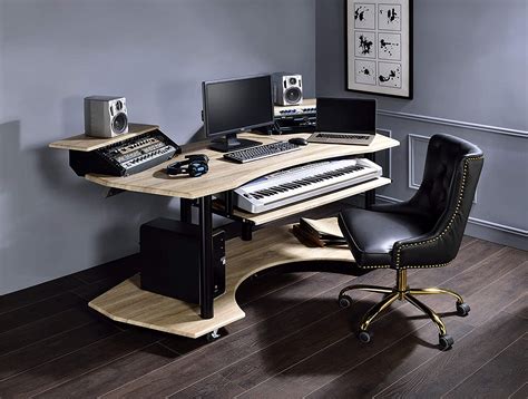 Introduction this build was inspired by my desire to get all my music gear the desk is taller than most normal desks to accomodate my initial measurements of my piano and its. 12 Best Studio Desks For Music Production - GlobalDJsGuide