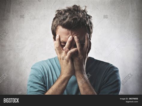 Desperate Young Man Image And Photo Free Trial Bigstock