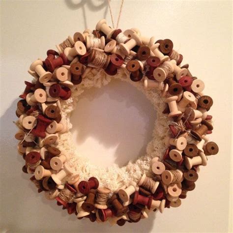 Pin On Christmas Thread Spools Ornaments