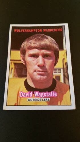 Aandbc 1970 Footballer Card Orange Back 41 David Wagstaffe Wolves A Ebay