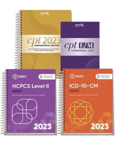 Ama Cpt Book Icd 10 Code Book Hcpcs Book 2023 Physician Bundle By