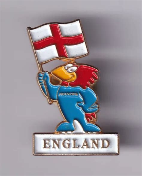 Rare Pins Pins Football Soccer World Cup France 98 Rooster England