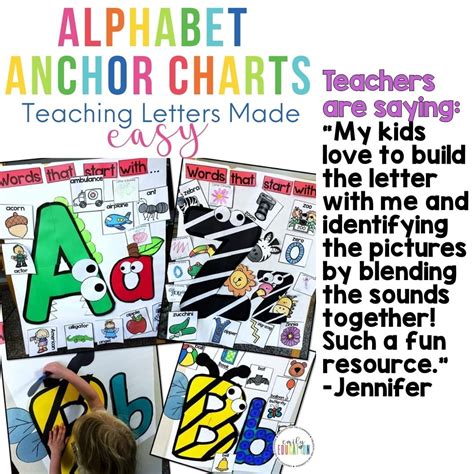 Alphabet Anchor Charts Posters Practice Alphabet Recognition