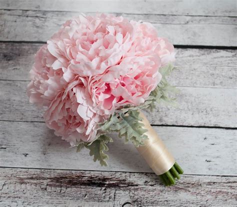 Blush Pink Peony Wedding Bouquet Flower Bouquet Wedding Bridal