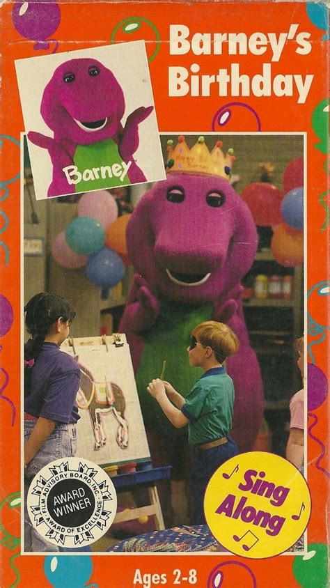 Barney Barneys Birthday 1999 Vhs Barney And Friends Barney The